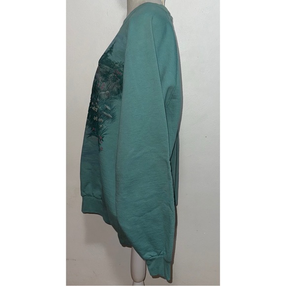 NWT Northern Reflections Floral Scenery Sweatshirt - Picture 5 of 7